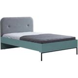 Alpino Valon 120 x 200 Karyola (Rosette Nat) - 126 x 208 x 100 - 120 x 200 cm
