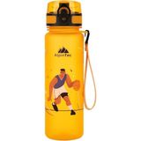 Alpintec Basketbol Desenli Turuncu Tritan Çocuk Su Matara 500 ml - Standart - Renkli