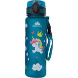 Alpintec Unicorn Koyu Turkuaz Tritan Çocuk Suluk Matara 500 ml - Standart - Renkli
