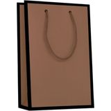 Alpjoy 26X40X8 Karton Çanta Mat Tarçın 10'lu - 001-Renkli