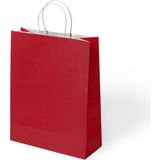 Alpjoy Büküm Saplı Kağıt Çanta Kırmızı 25X12X31 24 Lü - 001-Renkli