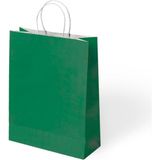 Alpjoy Büküm Saplı Kağıt Çanta Yeşil 18X8X24 24 Lü - 001-Renkli