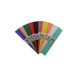 Alpjoy Karışık Renk Krapon Kağıdı 10 Renk 50X200 cm 10'lu Paket