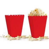 Alpjoy Popcorn Kutusu 8'li -Düz Kırmızı- - 001-Renkli