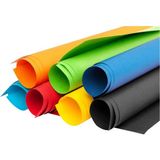 Alpjoy Premium Fon Kartonu 150 gr 50X70 100'LÜ Paket 10 Renk Karışık - 001-Renkli