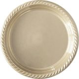 Alpjoy Tek Kullanımlık Plastik Tabak 22CM Siyah 24 Lü - 001-Renkli