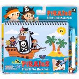 alpmodel Sihirli Boyama Kitabı Özel Sulu Kalem Ile Water Painting Pirates Korsanlar Eğitici Oyuncak