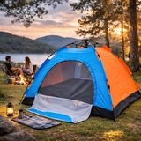 Alpotekno 10 kişilik Otomatik Kurulum Kamp Çadırı – Outdoor , Suya Dayanıklı Hızlı Kurulum Piknik ve Doğa Için Geniş Aile Çadırı 300X300X170 cm - Renkli