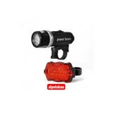 alpotekno AAA Pilli 2’li Bisiklet Işık Seti Ön Far + Arka Stop LED Lamba Su Geçirmez Çok Modlu Aydınlatma