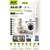 Alpotekno Blıc Pro++ Blm-69 2mp 1080P Akıllı Ip Kamera Wifi Ptz 360° Dönebilen Gece Görüşlü Hareket Algılamalı Sesli Güvenlik Kamerası - Beyaz