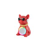 Alpotekno Bluetooth Hoparlör - Köpek Tasarımlı - Rgb -Kırmızı – 5W Taşınabilir Ses Sistemi