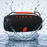 Alpotekno Bluetooth Hoparlör - RGB Işıklı - Suya Dayanıklı 2X10W Siyah – Boombox Kablosuz Ses Sistemi
