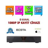 Alpotekno Nvr-5108 Nvr Ip 8 Kanal Kamera Kayıt Cihazı - Eseecloud