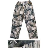 Alpotekno Süet Cepli Pantolon Eşofman Pijama Altı Büyük Beden Düz Paça Desen 4 - Desenli - 4XL
