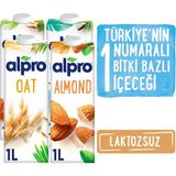 Alpro 4'lü Mix Bitki Bazlı İçecek 1L Laktozsuz Yumuşak İçim Kalsiyum Kaynağı Türkiye Menşeli