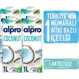 Alpro 4x1 Litre Hindistan Cevizi Sütü Laktozsuz ve Vegan Özellikleriyle Doğal Kalsiyum Kaynağı