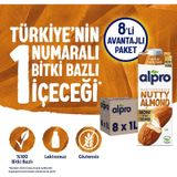 Alpro Badem Sütü 8x1 L Vegan Laktozsuz Bitkisel Bazlı