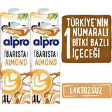 Alpro Barista Badem & Yulaf Sütü 4'lü Mix %100 Bitki Bazlı Laktozsuz Kalsiyum Kaynağı