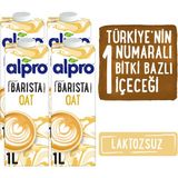 Alpro Barista Yulaf Sütü 4x1L Laktozsuz Vejetaryen Vegan Alternatif İçecek