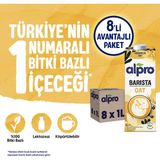 Alpro Barista Yulaf Sütü 8x1 L Vegan Laktozsuz Bitkisel Bazlı