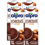 Alpro Bitter Çikolata Badem İçeceği 4x1 L Süt İçermeyen Vejetaryen Alternatif