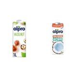 Alpro Fındık Bitki Bazlı İçecek 1 L ve Alpro Şekersiz Hindistan Cevizi Bitki Bazlı İçecek 1 L