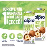 Alpro Fındık Sütü 2x1 L Vegan Laktozsuz Bitkisel Bazlı
