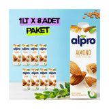 Alpro Orijinal Badem Sütü 1 Lt x 8 Adet
