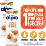 Alpro Şekersiz Badem Sütü 2x1 L Vegan Laktozsuz Bitkisel Bazlı