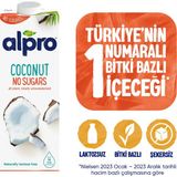 Alpro Şekersiz Hindistan Cevizi Sütü 1 L Vegan Laktozsuz Bitkisel Bazlı