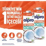 Alpro Şekersiz Hindistan Cevizi Sütü 2x1 L Vegan Laktozsuz Bitkisel Bazlı