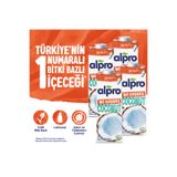 Alpro Şekersiz Hindistan Cevizi Sütü 4x1 L Vegan Laktozsuz Bitkisel Bazlı