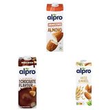 Alpro Seti | Şekersiz Badem 1 L x2 + Badem Bitter Çikolata İçeceği 1L x1 + Yulaf Badem 1L x1