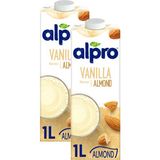 Alpro Vanilya Badem İçeceği 2x1 Lt Doğal Laktozsuz Vegan Alternatif Süt