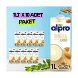 Alpro Vanilya Badem Sütü 1 Lt x 10 Adet