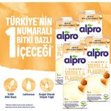 Alpro Vanilyalı Badem Sütü 4x1 L Vegan Laktozsuz Bitkisel Bazlı
