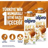 Alpro Yulaf Badem Sütü 2x1 L Vegan Laktozsuz Bitkisel Bazlı