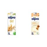 Alpro Yulaf Bitki Bazlı İçecek 1 L ve Alpro Badem Vanilya Bitki Bazlı İçecek 1L