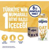 Alpro Yulaf Sütü 8x1 L Vegan Laktozsuz Bitkisel Bazlı