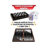 Alpsan Lotus Star Cafe Tavla Siyah Mermer