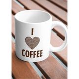 Alpşan Ticaret I Love Coffee Kupa