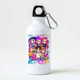 Alpşan Ticaret K-Pop Demon Hunters Tasarımlı Baskılı Matara 600 ml Metal Su Şişesi