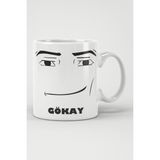 Alpşan Ticaret Roblox Face Yüz Baskılı Kişiselleştirilebilir Kupa Bardak - Beyaz - 300 ml