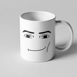 Alpşan Ticaret Roblox Man Face Yüz Temalı Kupa Seramik Kahve Mug - 1 Adet - 300 ml