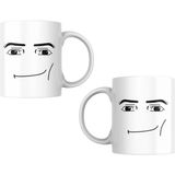 Alpşan Ticaret Roblox Yüz Temalı Bardak Kupa Cup Mug - Beyaz