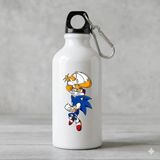 Alpşan Ticaret Sonic Karakterli Çocuk Matarası Alüminyum Su Şişesi 600 ml