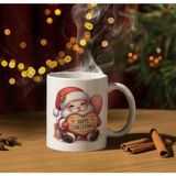 Alpşan Ticaret Yılbaşı Kupa Bardak Hediyelik Yılbaşı Kupa Noel Kupa - 1 Adet - 300 ml