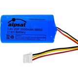 Alpsat Satfinder 2 Plus Satfinder 2 Hd Plus Orjinal Pili 7.4 V 2200 Mah 1,2 V Yok Tek Kullanımlık Alkalin Piller 0850 0004