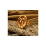 alpsilverart Otantik El Yapımı Antik Dönemlere Ait Sikkeden Yapılmış Gümüş Yüzük - Tarihi Ve Sanatsal Takı
