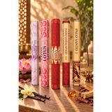 Alqua Tütsü Seti | 5 Farklı Aroma 100 Adet Çubuk Tütsü | Amber, Palo Santo, Sandal, Lotus, Vanilya | Kalıcı Oda Kokusu | Ev, Ofis, Yoga ve Meditasyon İçin
